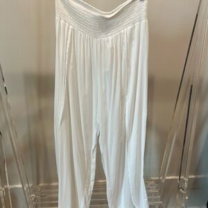 Elan White Wide Leg Pants